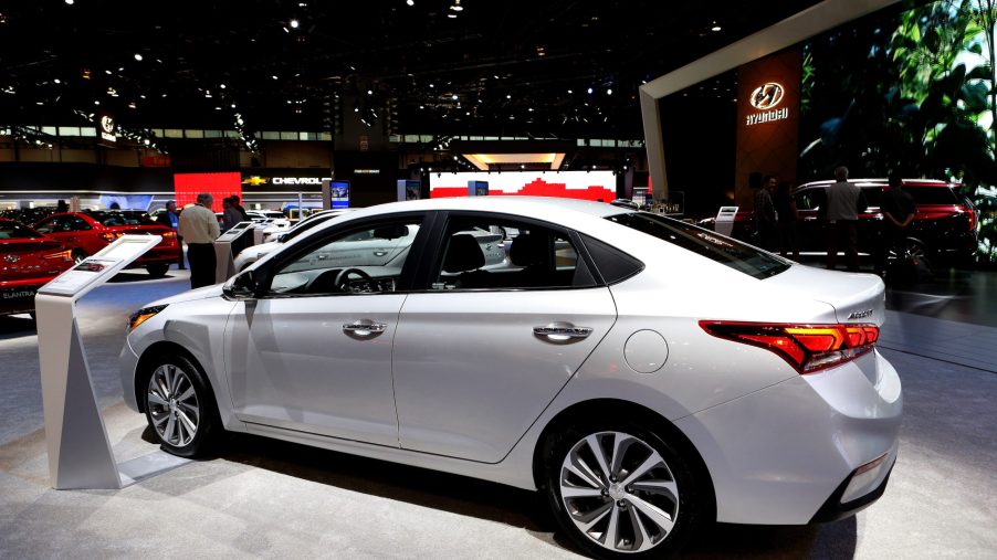 2019 Hyundai Accent is on display at the 111th Annual Chicago Auto Show