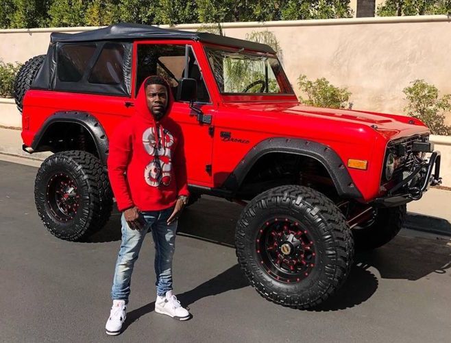 Kevin Hart custom 1977 Ford Bronco with Hart