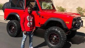 Kevin Hart custom 1977 Ford Bronco with Hart