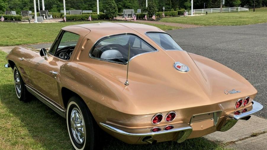 Last 1963 split-window Corvette produced saddle tan
