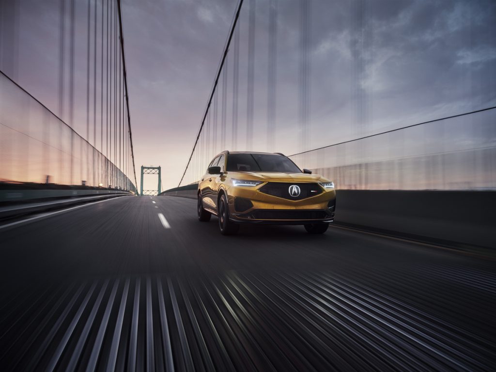 An image of a 2022 Acura MDX Type S parked outdoors.