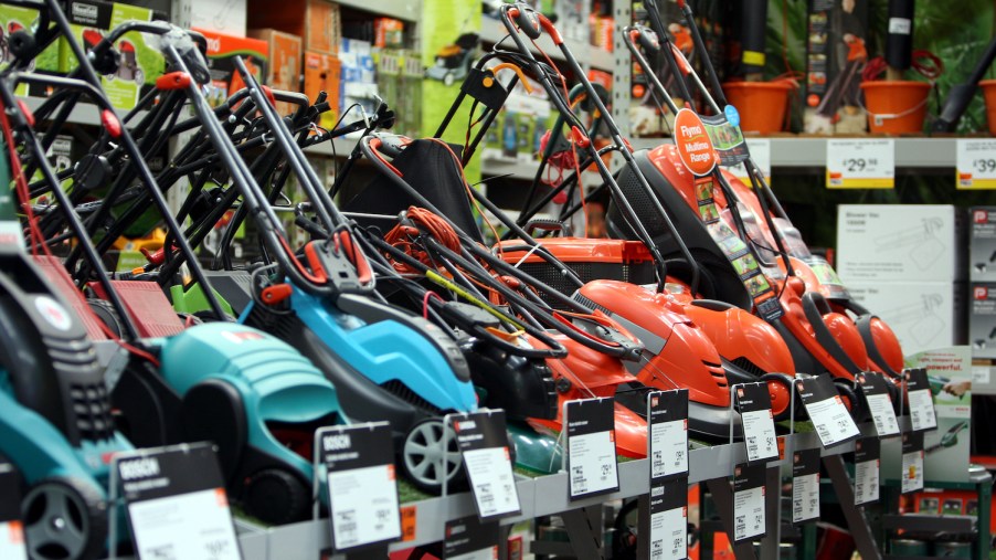 Push lawn mowers on display, Bob Vila highlighted several models as the best push lawn mowers