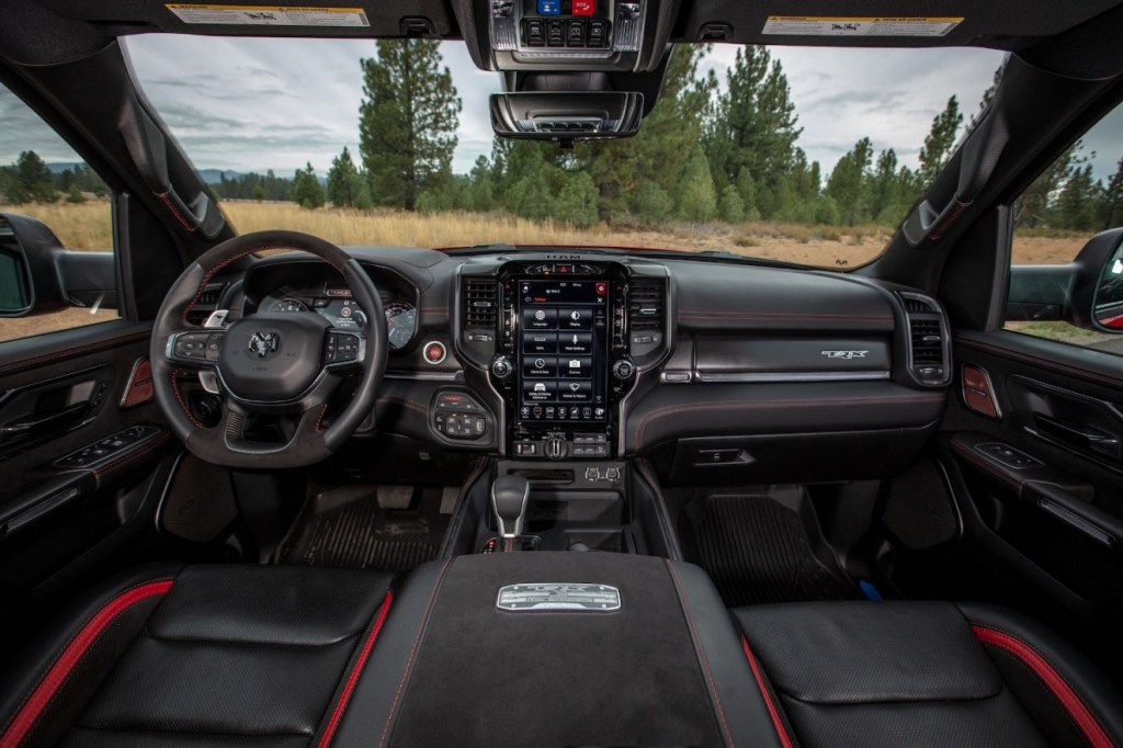 Ram 1500 TRX console and dash