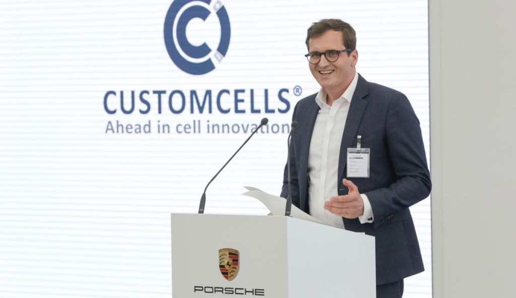 CEO of Customcells Torge Thönnessen talks about Porsche's new EV battery company.