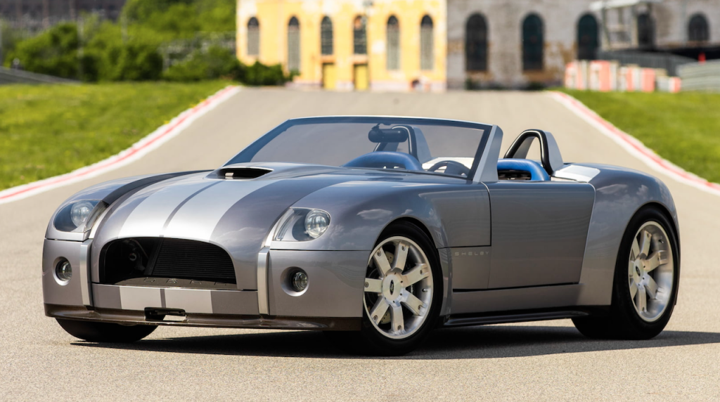 An image of a Ford Shelby Cobra Concept outdoors.