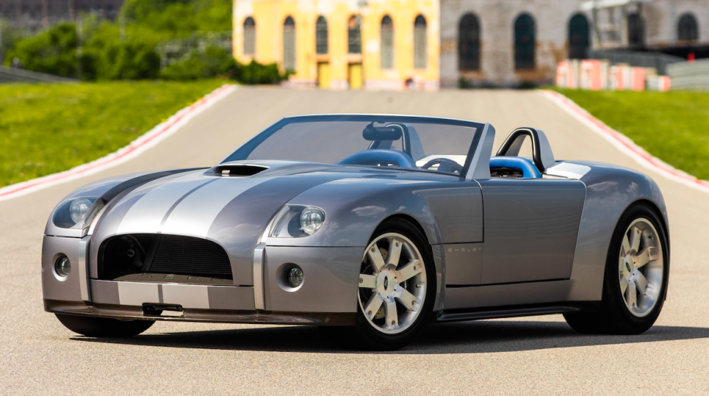 An image of a Ford Shelby Cobra Concept outdoors.