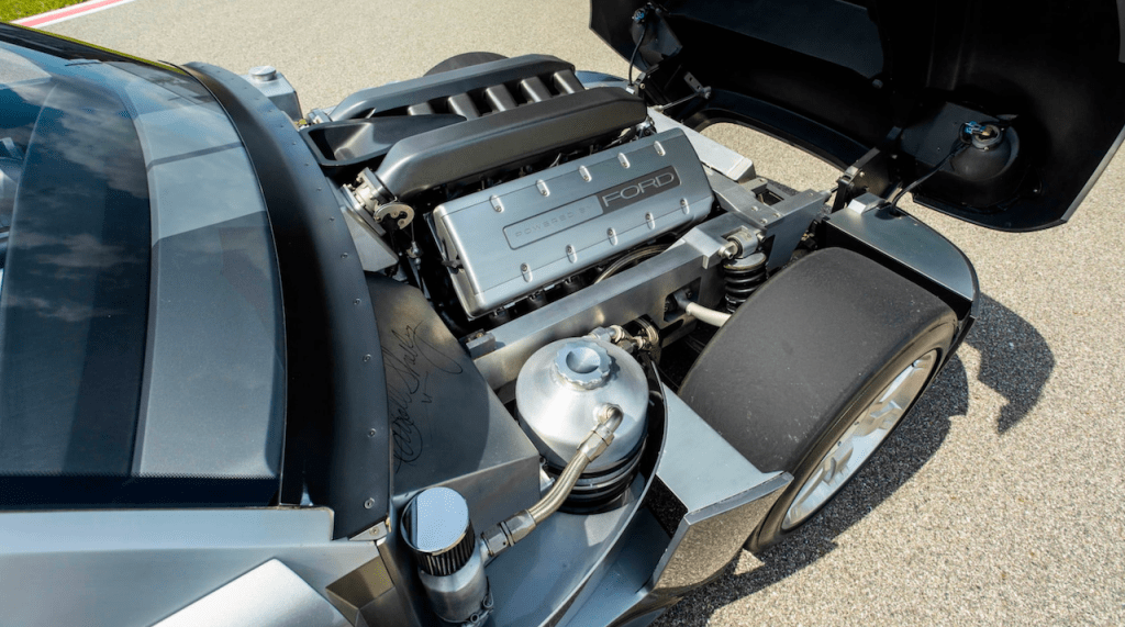 An image of a Ford Shelby Cobra Concept outdoors.