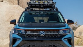 frint of the Volkswagen Taos Basecamp Concept