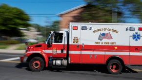 States have move over laws for emergency vehicles such as this ambulance in Washington, D.C.