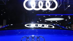 Audi emblem on a potential rental car