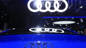 Audi emblem on a potential rental car