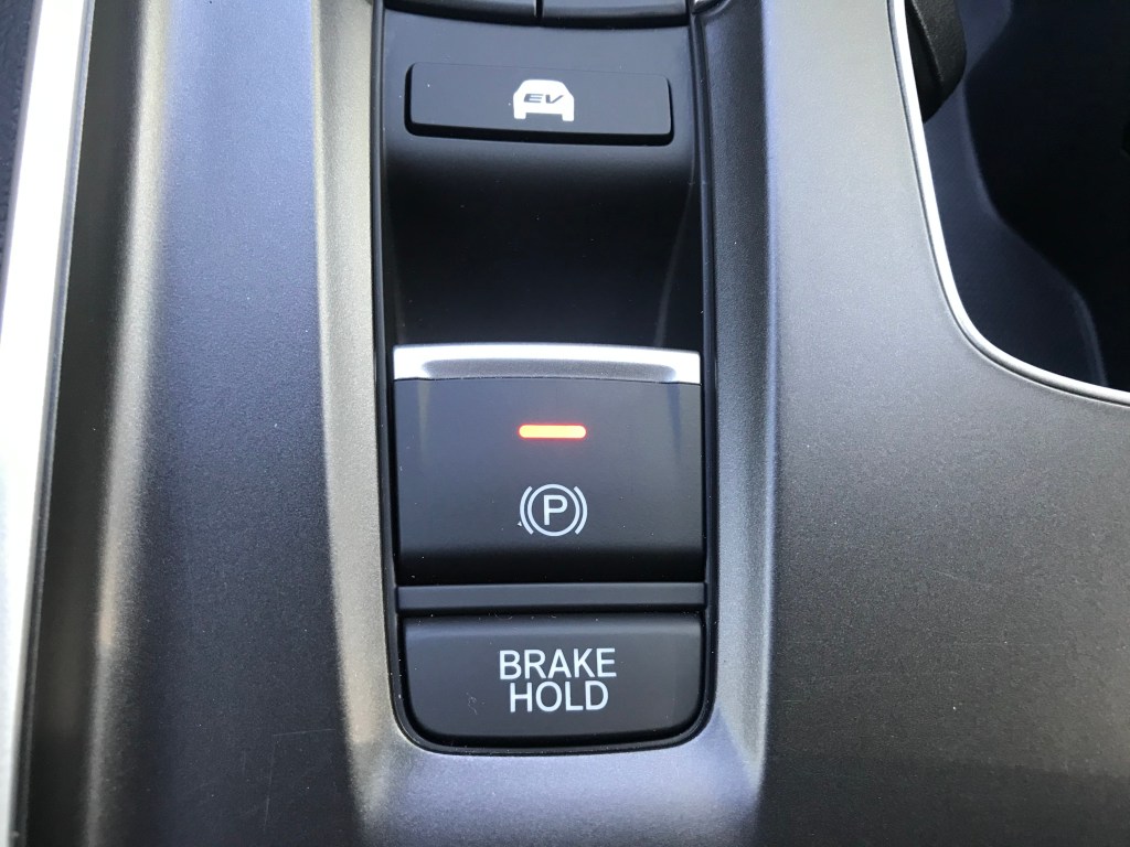 Brake hold button in the 2021 Honda Accord