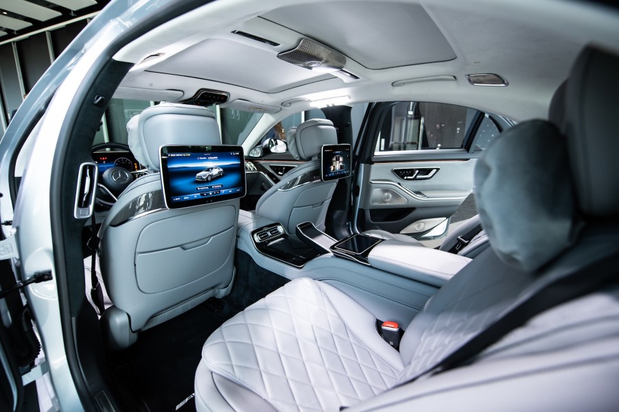 Many late-model vehicles, including this 2021 Mercedes-Benz S-Class, come with heated seats