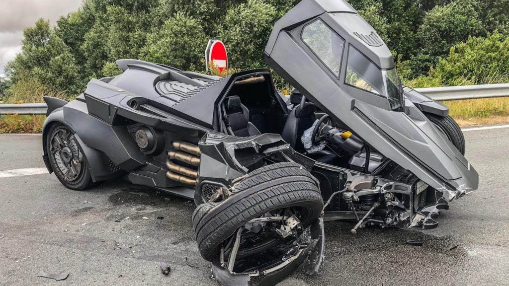 The Lamborghini Gallardo Batmobile accident