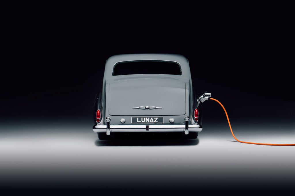 A Rolls-Royce Phantom electric vehicle