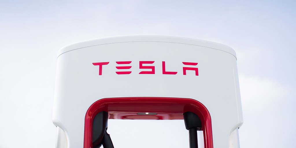 A Tesla Supercharger | Tesla