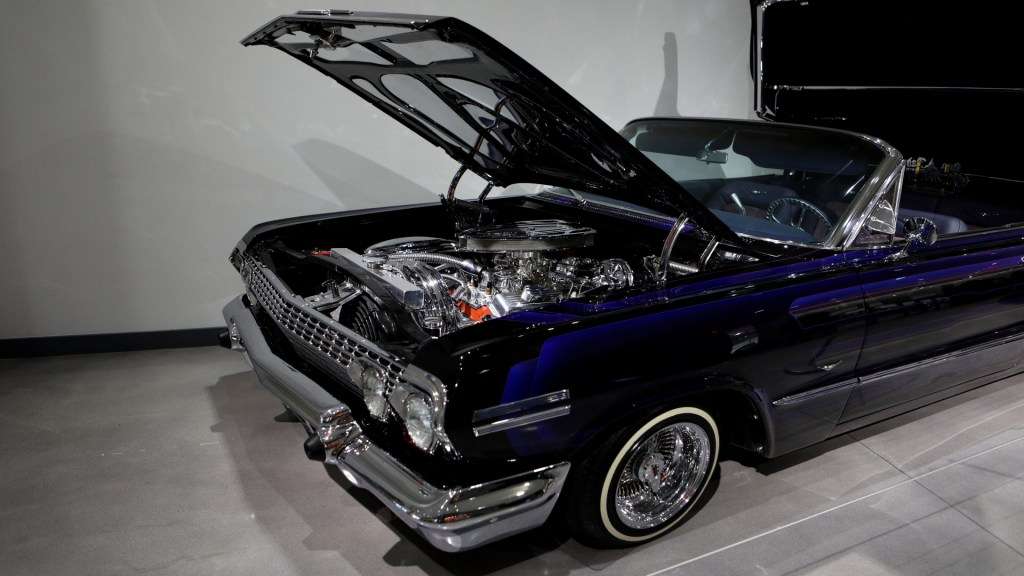 A 1963 Chevrolet Impala Convertible. 