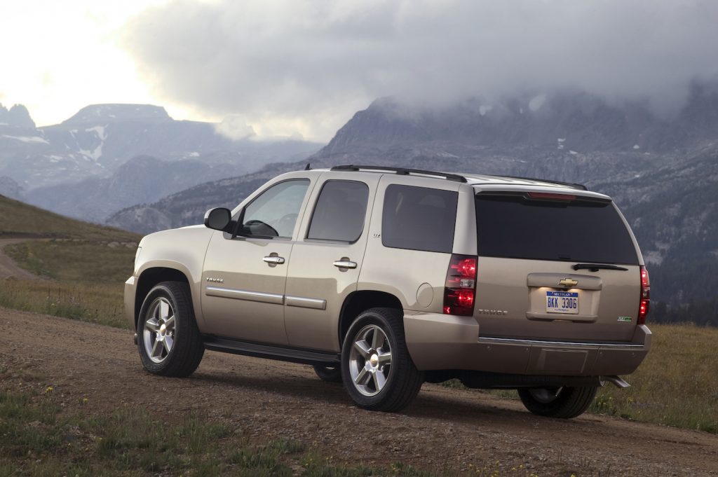 A 2011 Chevrolet Tahoe driving, the 2011 Chevrolet Tahoe is an affordable used SUV