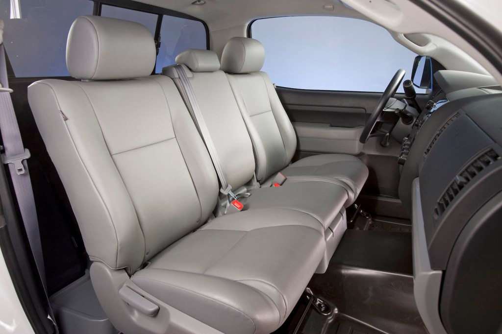 2013 Toyota Tundra interior, featuring the front seats