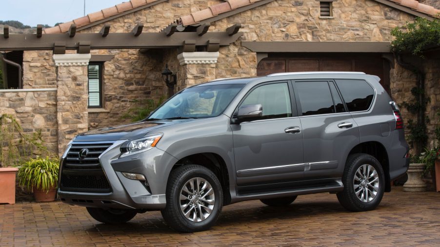 The 2017 Lexus GX 460 parked in front of a home