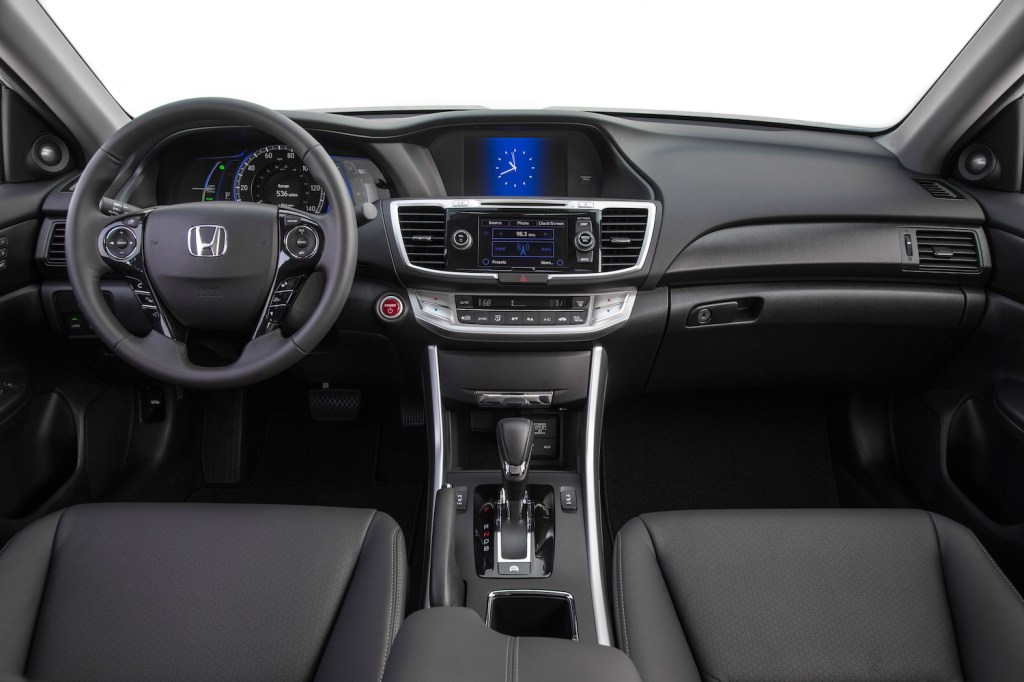 The 2015 Honda Accord Hybrid EX-L interior