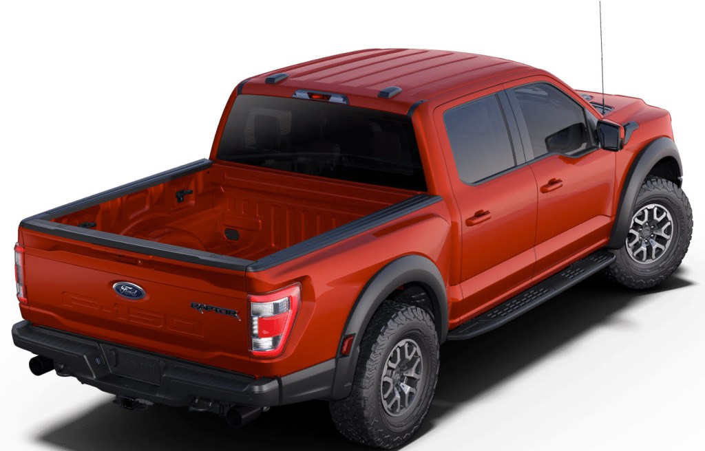 The 2021 Ford F-150 Raptor in a new shade of Code Orange 