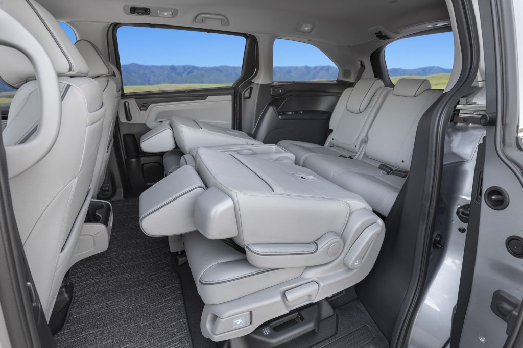 Honda Odyssey interior back seats