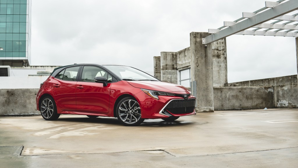 An image of a 2021 Toyota Corolla parked outdoors