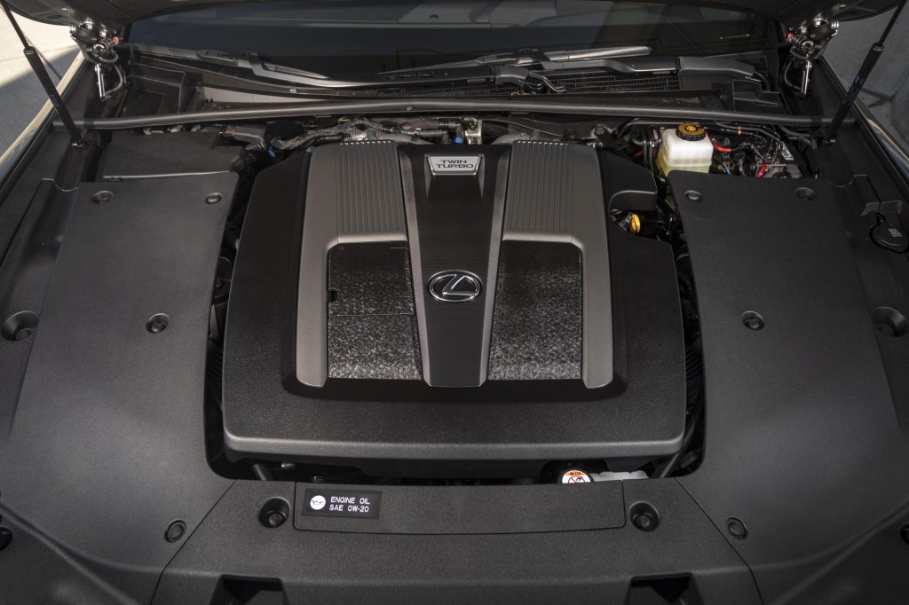 2021 Lexus LS 500 engine