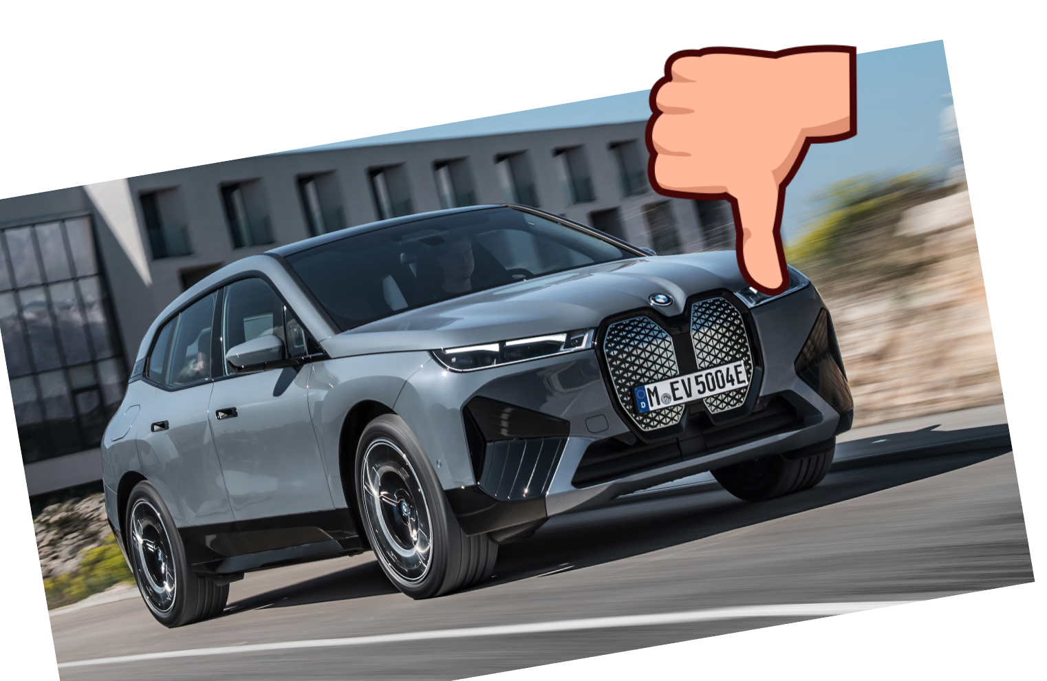 2022 BMW iX thumbs down