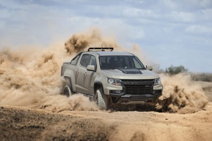 The 2021 Chevy Colorado ZR2 Named One of the Best Off-Road Trucks by Kelly Blue Book
