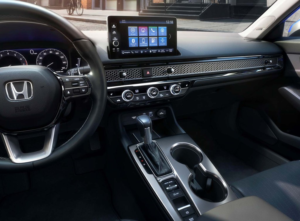 The 2022 Honda Civic interior that may influence the 2022 Honda CR-V