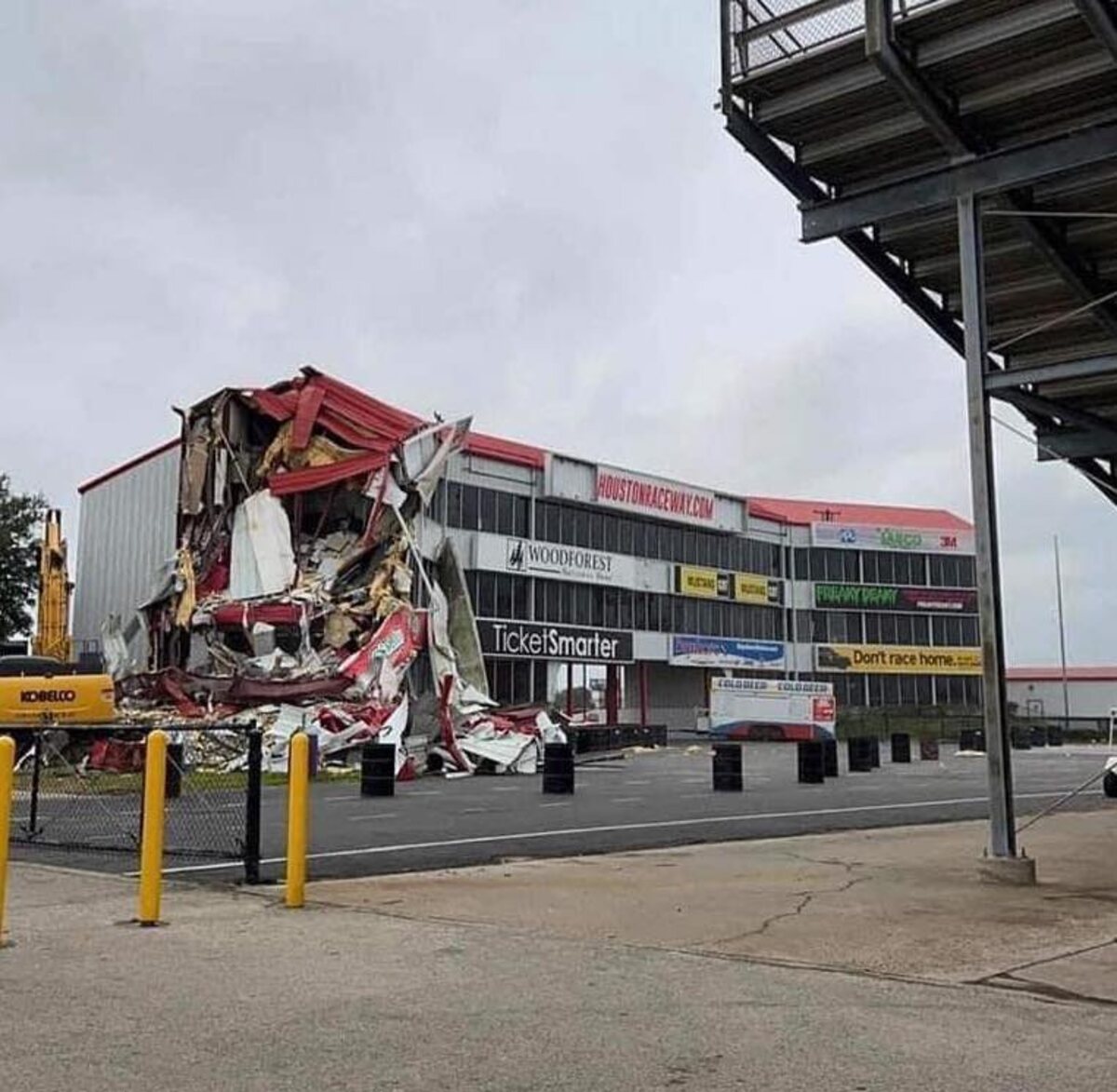Houston Raceway complex demolition