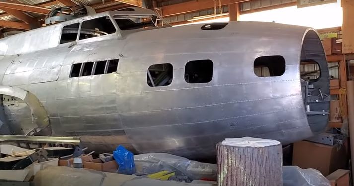 B-17 Superfortress WWII bomber barn find | YouTube