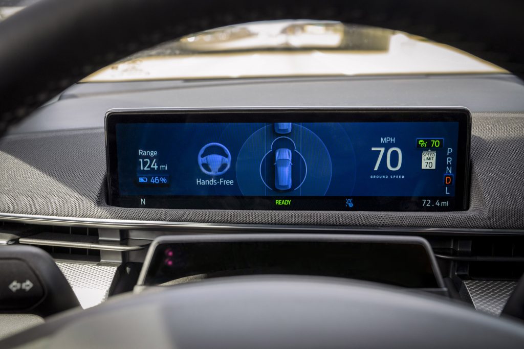 BlueCruise Hands Free Driving Display