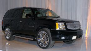 Cadillac Escalade on display