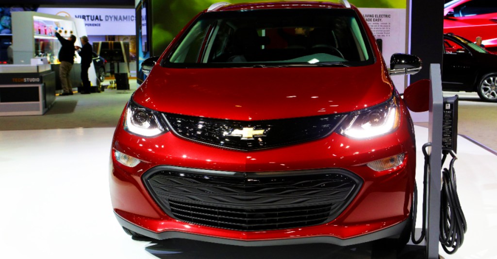 2020 Chevrolet All-Electric Bolt EV is on display at the 112th Annual Chicago Auto Show.
