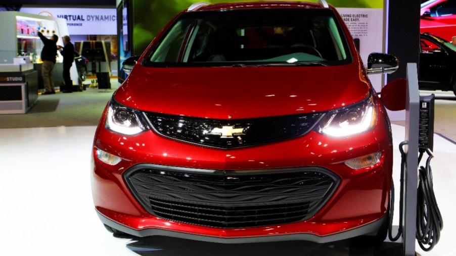 2020 Chevrolet All-Electric Bolt EV is on display at the 112th Annual Chicago Auto Show.