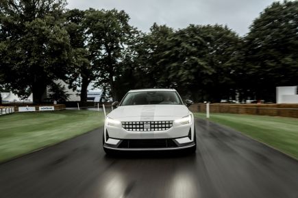 Experimental Polestar 2 Model Debuts and Races at Goodwood Festival of Speed