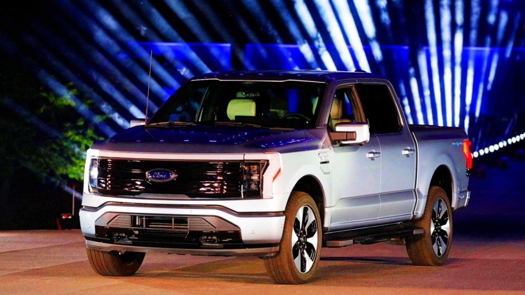 The Ford F-150 Lightning. 