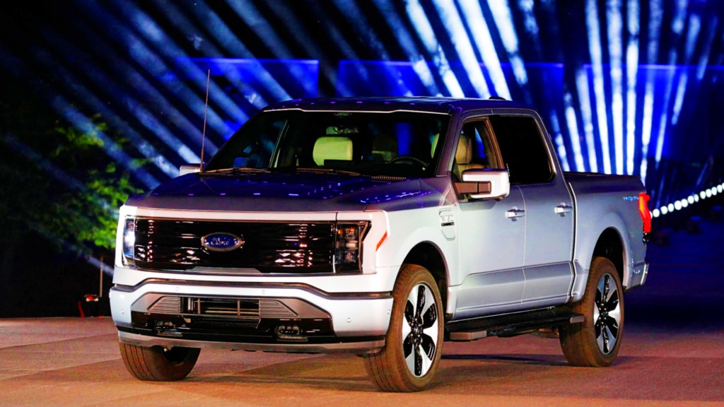 The Ford F-150 Lightning.