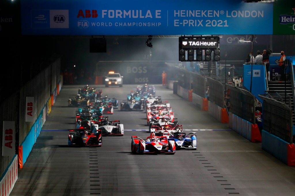 Formula E Electric Car Racing Series