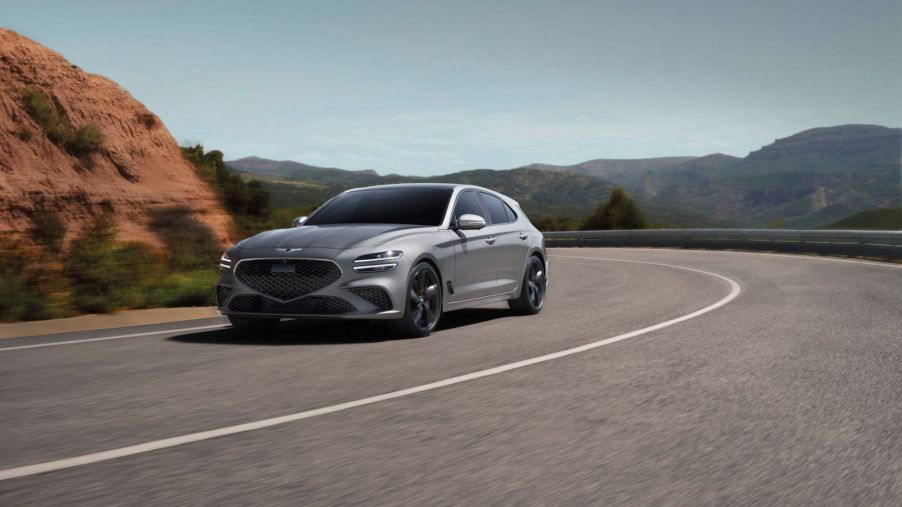 The Genesis G70 Shooting Brake wagon at the Goodwood Festival of Speed