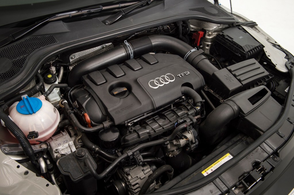 Audi's four-cylinder TFSI motor in the TT Coupe