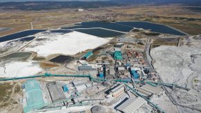 Lithium mining and production facility