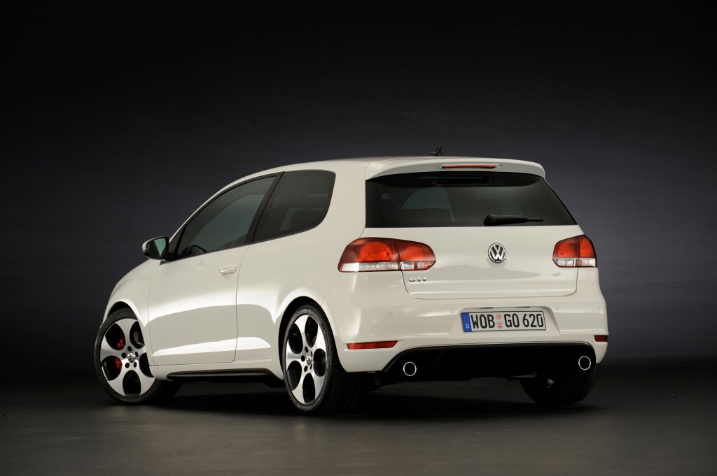 The rear end of the MK6 Volkswagen GTI