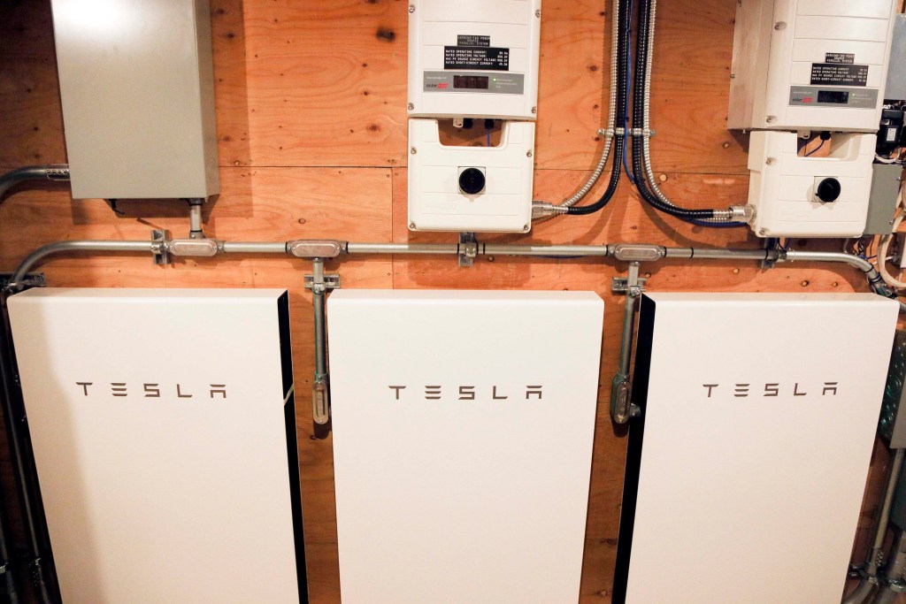 The Tesla Powerwall installed in a home in Canada