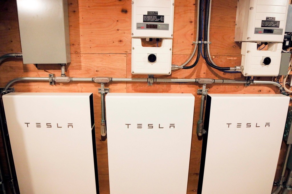 The Tesla Powerwall installed in a home in Canada
