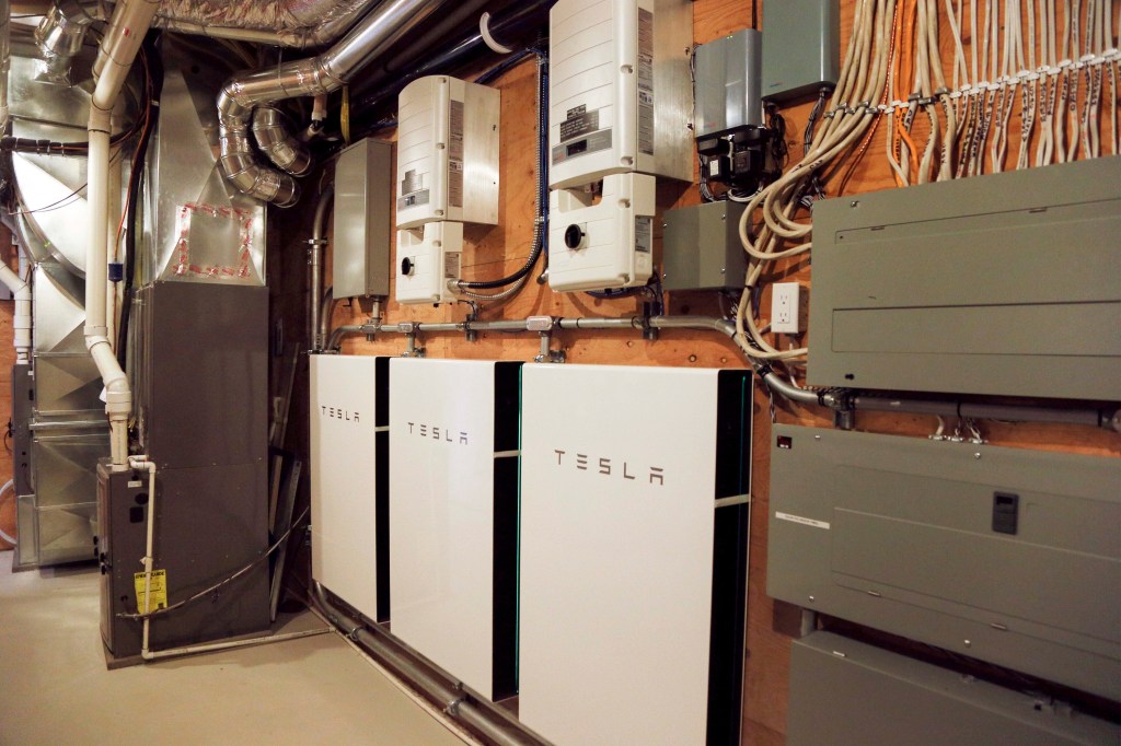 The Tesla Powerwall installed in a home in Canada