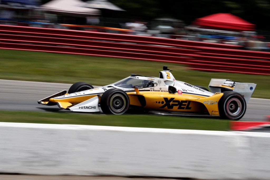 IndyCar driver Josef Newgarden during the Honda Indy 200